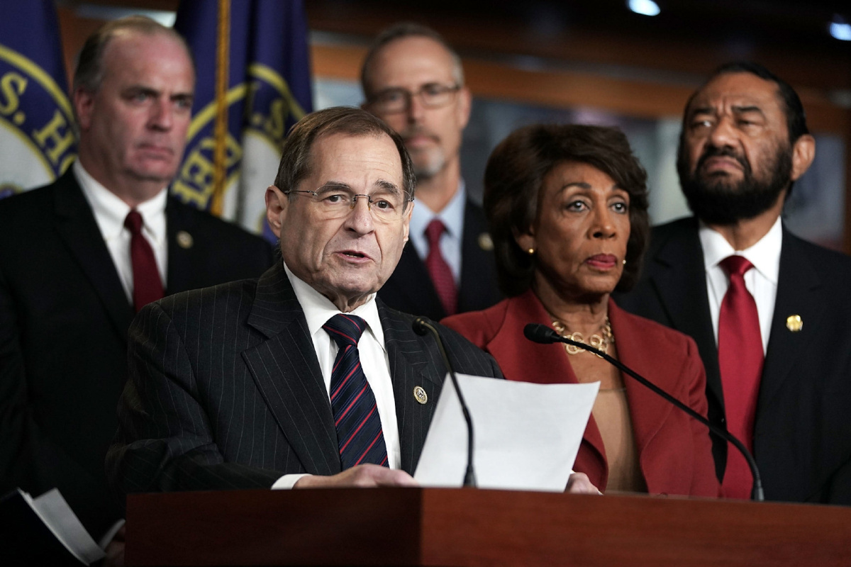 House Democrats Hold News Conference Expressing Support Of Special Counsel Robert Mueller